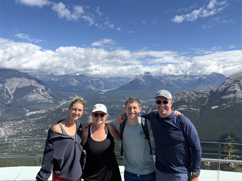 Alicia Marriott (second from the left) and her family