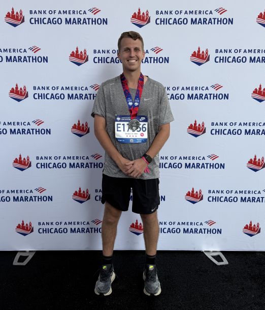 Jon Strieter at the Chicago Marathon