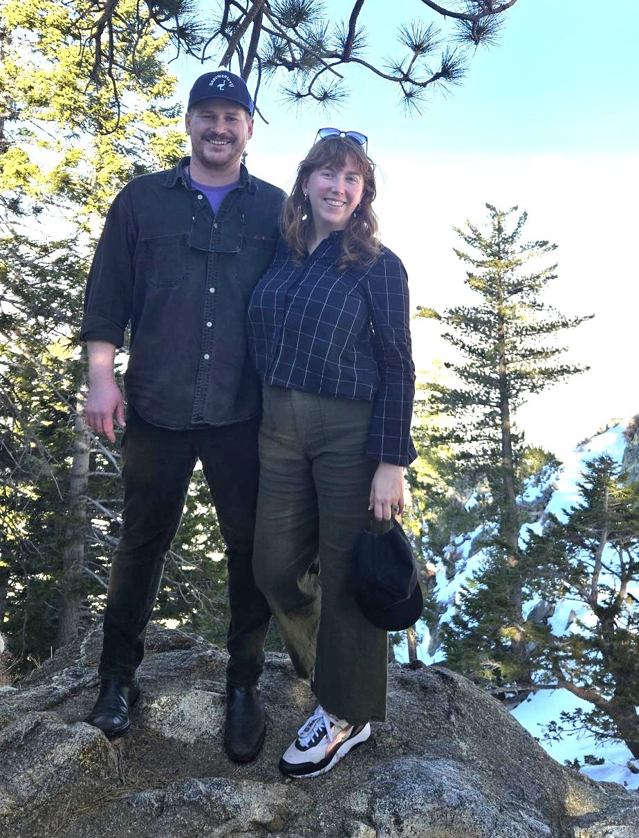 Lucas Schoeppner (left) in Joshua Tree