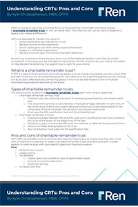 Understanding Charitable Remainder Trusts document cover image