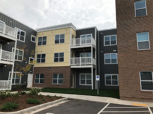 photo of Jackson Square exterior in Oshkosh, Wisconsin